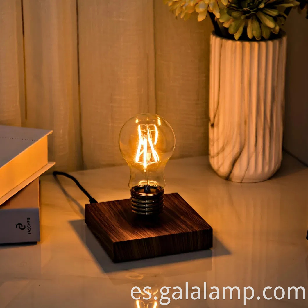 Bombilla de levitación magnética - rotación de 360 °, lámpara de escritorio, luces nocturnas, control táctil